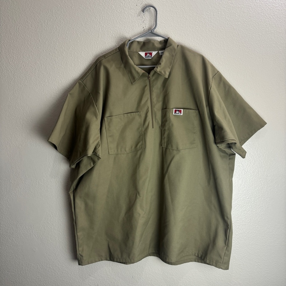 Ben Davis Vintage 1/4 Zipper Shirt Size 3XL